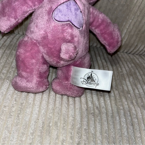 Disney Lilo & Stitch Pink Angel 10” Plush Stuffed Animal standing purple - Picture 4 of 4